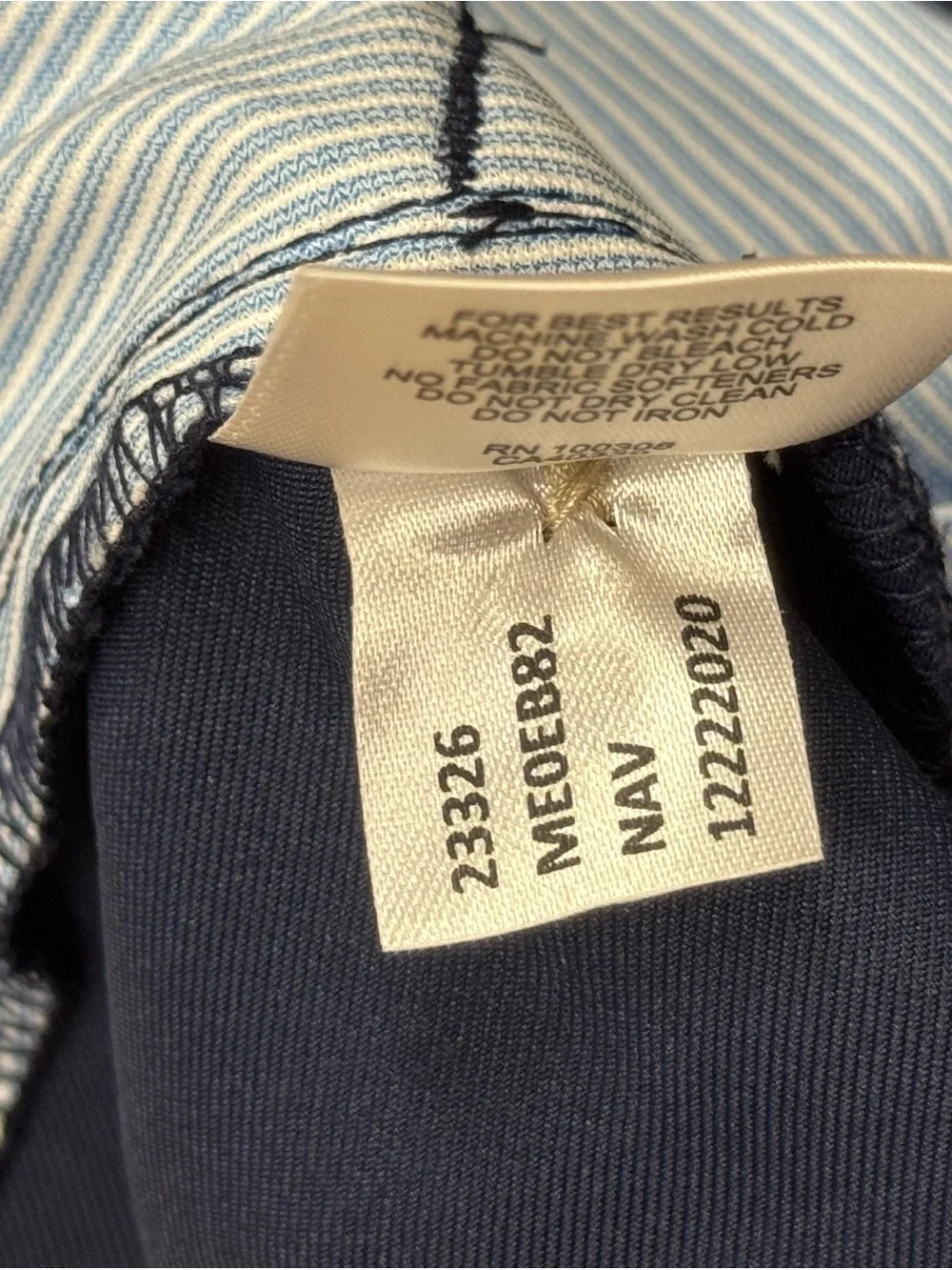 Peter Millar Navy Performance Flat-Front Golf Shorts